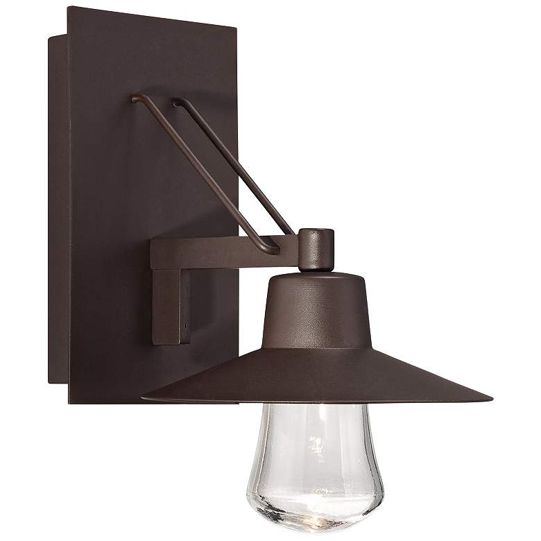 Image 1 Modern Forms Suspense 11" High Bronze LED Outdoor Wall Light