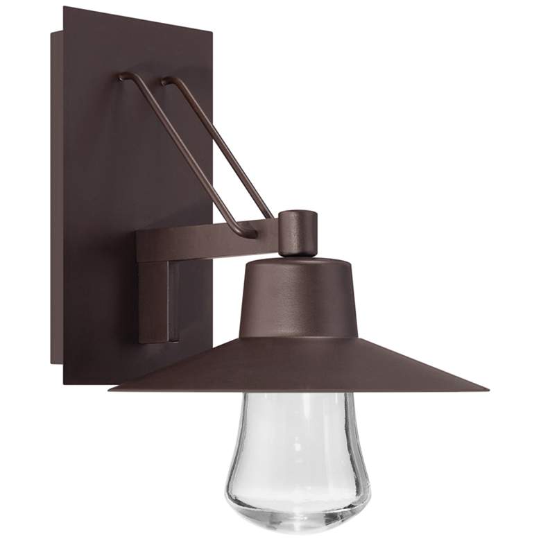 Image 1 Modern Forms Suspense 15" High Bronze LED Outdoor Wall Light