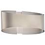 2_Modern Forms Swerve 5" High Brushed Nickel LED Wall Sconce