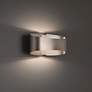 1_Modern Forms Swerve 5" High Brushed Nickel LED Wall Sconce