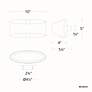 4_Modern Forms Swerve 5" High Brushed Nickel LED Wall Sconce more views