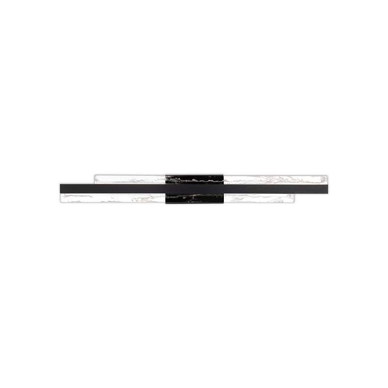 Image 3 Modern Forms Tandem 27" Wide Black LED Vanity Bath Light more views