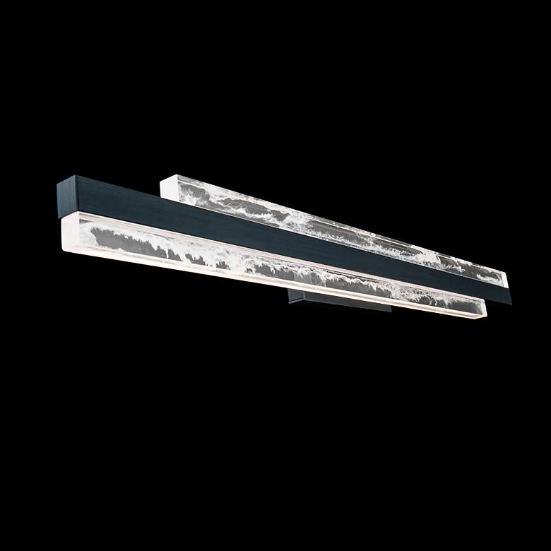 Image 5 Modern Forms Tandem 27" Wide Black LED Vanity Bath Light more views