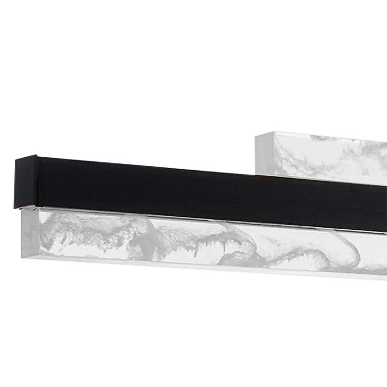 Image 2 Modern Forms Tandem 37" Wide Black LED Vanity Bath Light more views