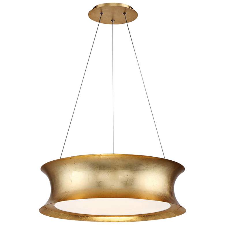 Image 2 Modern Forms Tango 20" Wide Gold Leaf LED Pendant Light