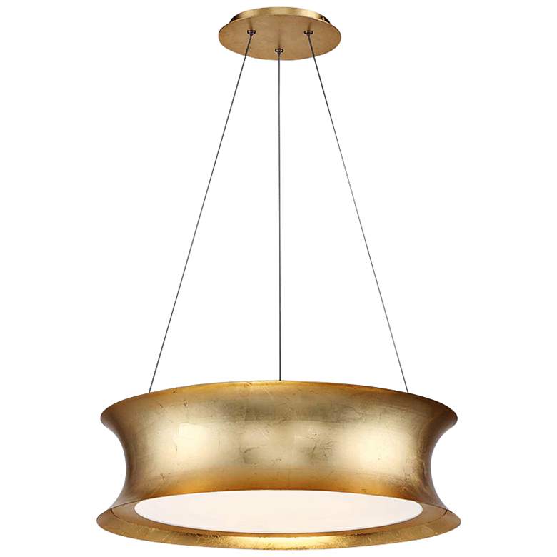 Image 2 Modern Forms Tango 20 inch Wide Gold Leaf LED Pendant Light