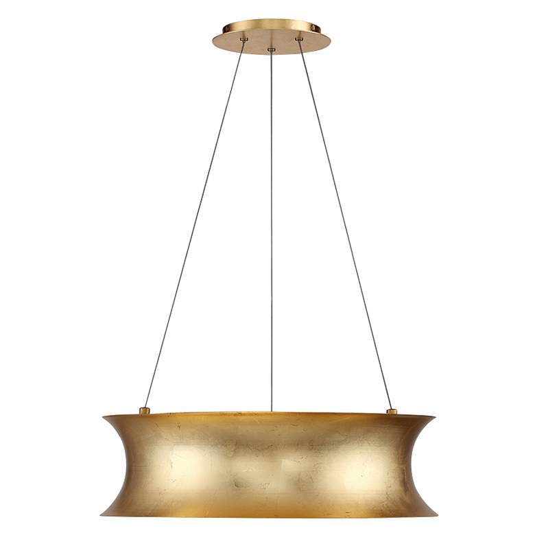 Image 5 Modern Forms Tango 20 inch Wide Gold Leaf LED Pendant Light more views
