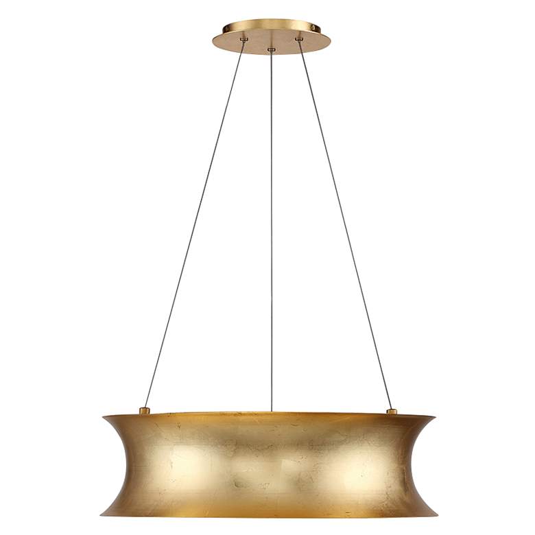 Image 5 Modern Forms Tango 20" Wide Gold Leaf LED Pendant Light more views