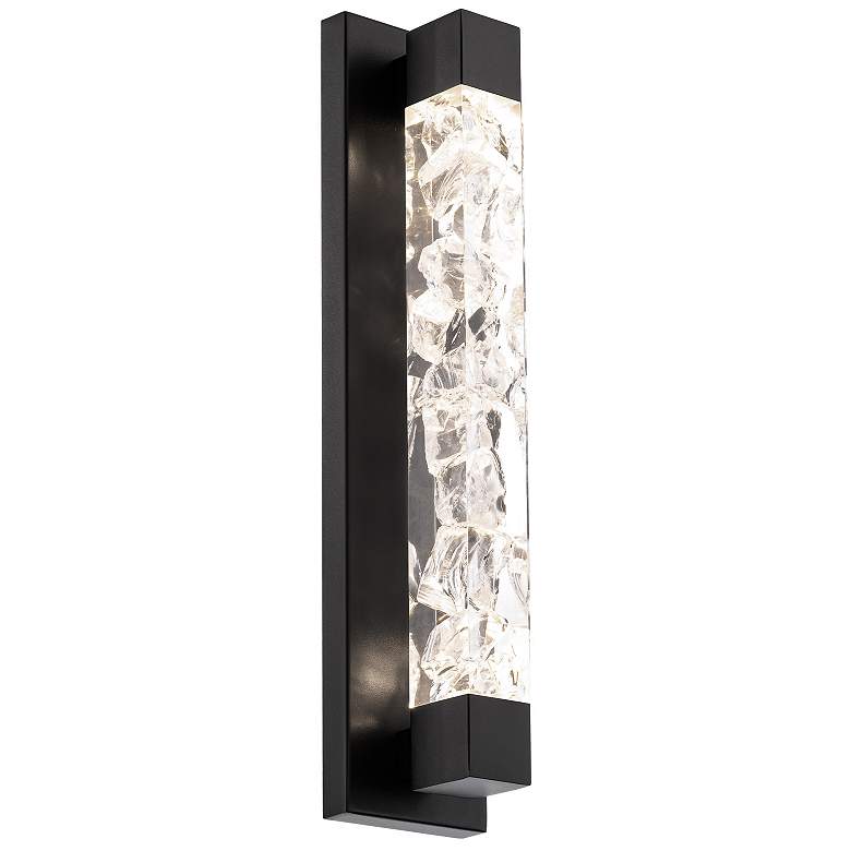 Image 2 Modern Forms Terra 20" High Black LED Wall Sconce