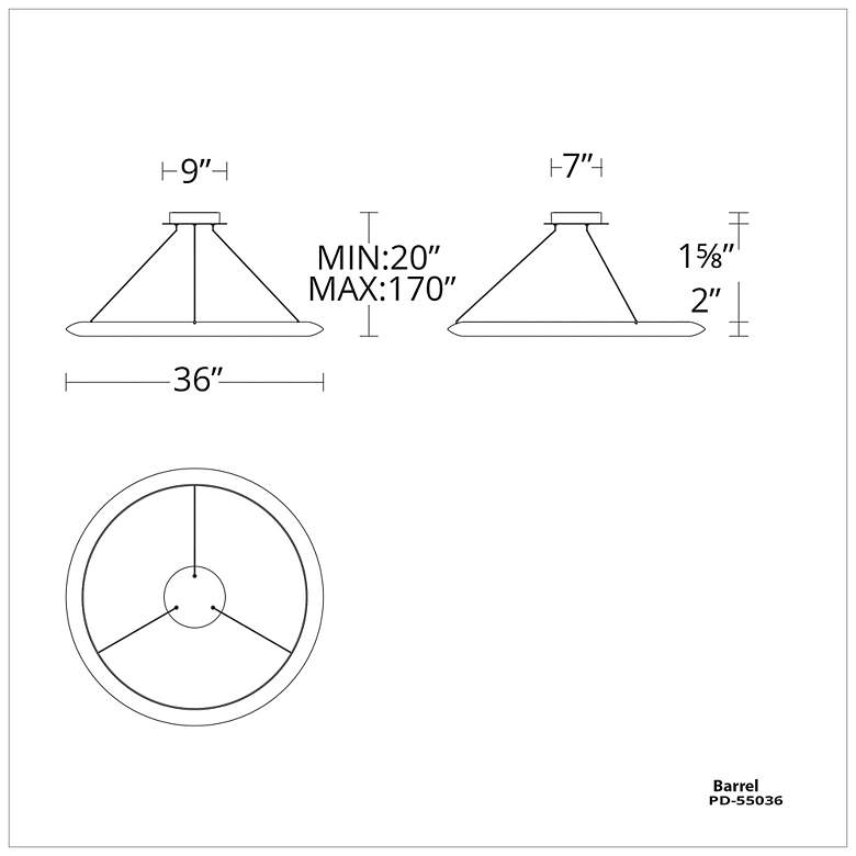 Image 3 Modern Forms The Ring Black 2700K more views