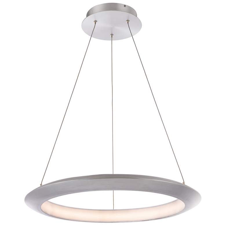 Image 1 Modern Forms The Ring Brushed Alum 3500K