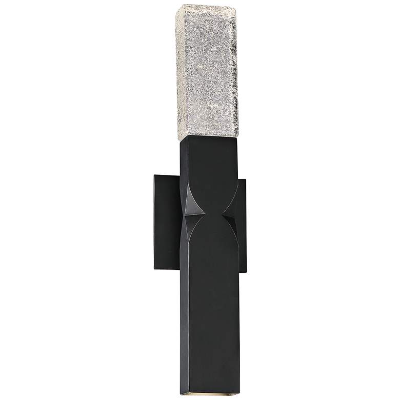 Image 1 Modern Forms Torch 20" High Bronze LED Outdoor Wall Light