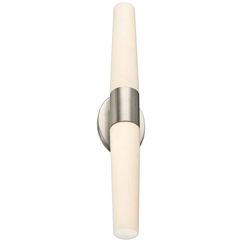 Image 4 Modern Forms Tusk 26" Wide Brushed Nickel LED Bath Light more views