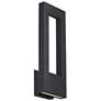 1_Modern Forms Twilight 21" High Black LED Outdoor Wall Light