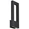 Modern Forms Twilight 21" High Black LED Outdoor Wall Light