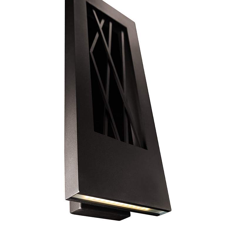 Image 3 Modern Forms Twilight 21" High Bronze LED Outdoor Wall Light more views