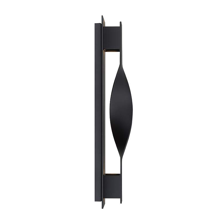 Image 3 Modern Forms Twist 20" High Black LED Outdoor Wall Light more views