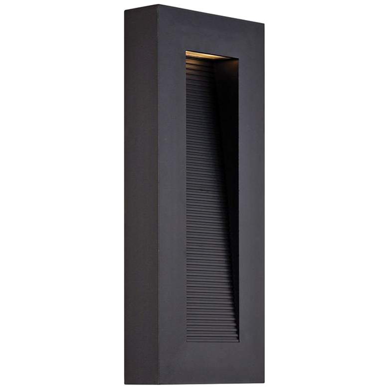 Image 1 Modern Forms Urban 16 inch High Black Dark Sky LED Outdoor Wall Light