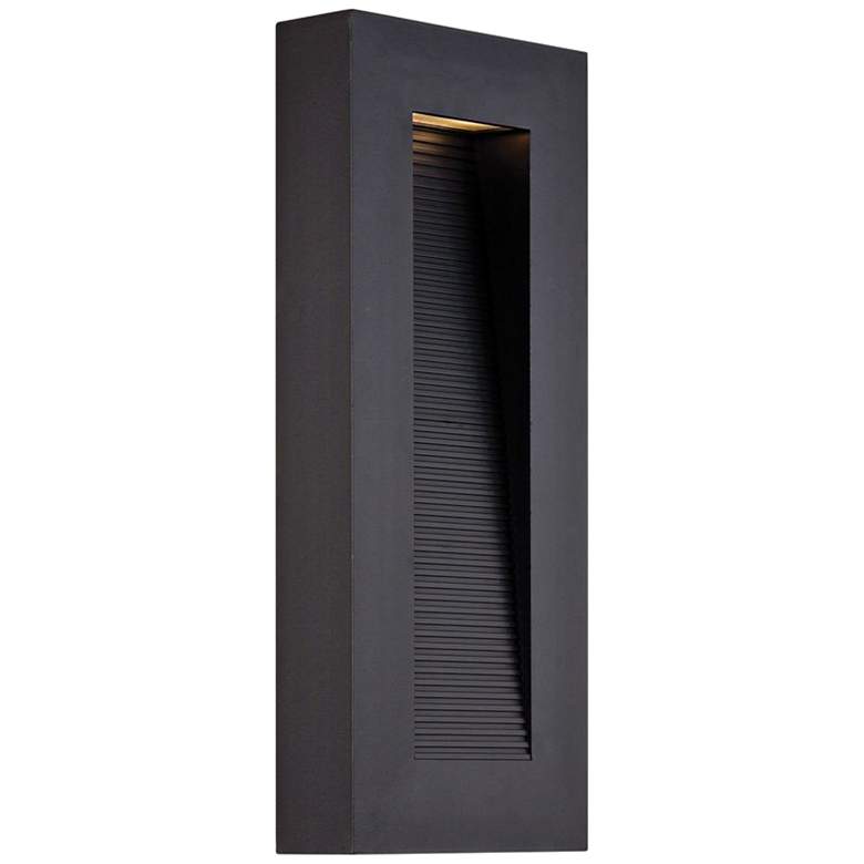 Modern Forms Urban 16 inch High Black LED Outdoor Wall Light