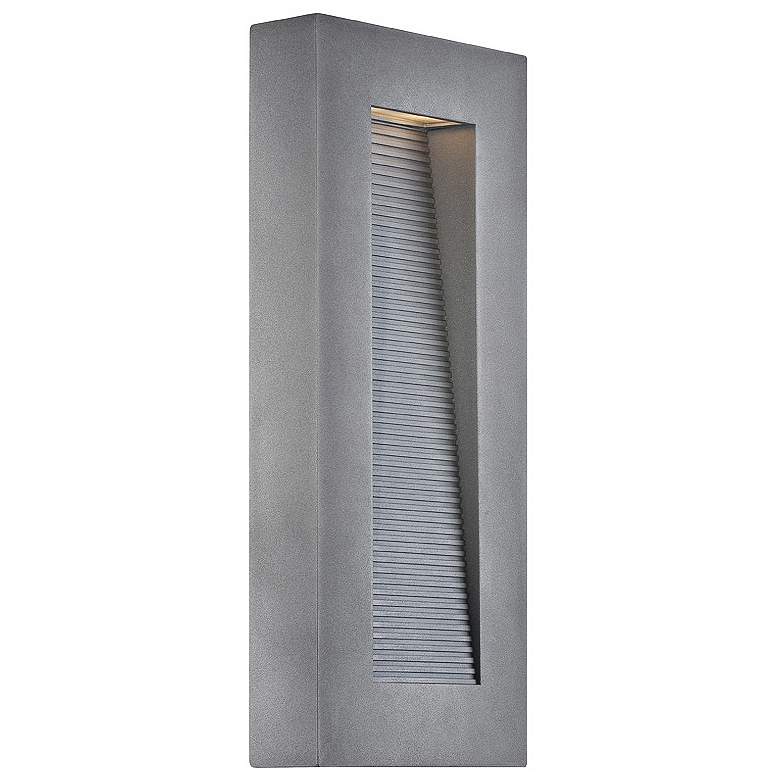 Image 1 Modern Forms Urban 16" High Graphite LED Outdoor Wall Light
