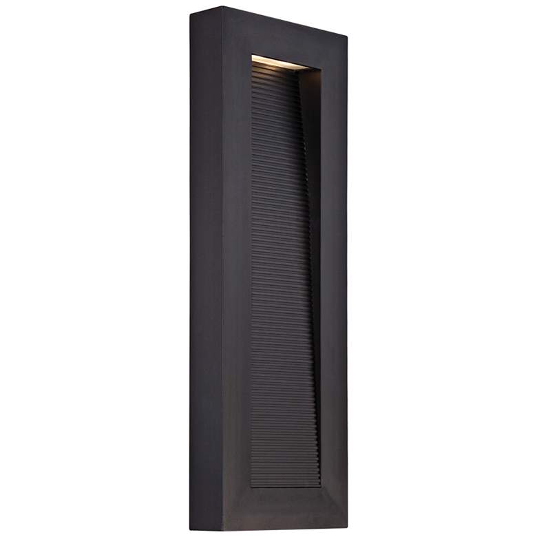 Image 1 Modern Forms Urban 22 inch High Black LED Outdoor Wall Light