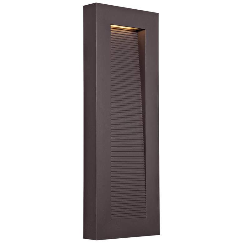 Image 1 Modern Forms Urban 22" High Bronze LED Outdoor Wall Light