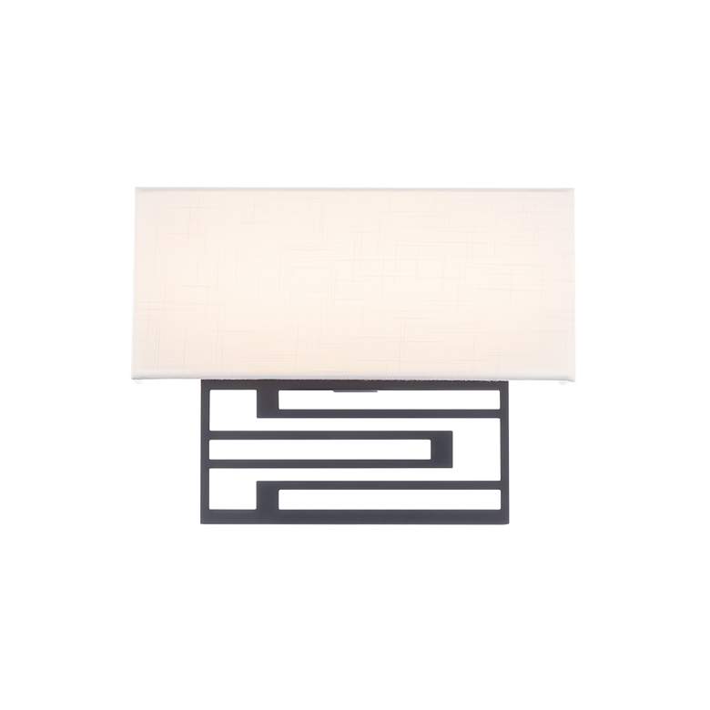 Image 3 Modern Forms Vander 10 3/4" High Black LED Wall Sconce more views