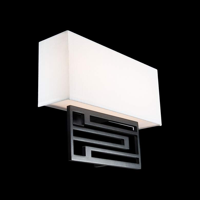 Image 5 Modern Forms Vander 10 3/4" High Black LED Wall Sconce more views