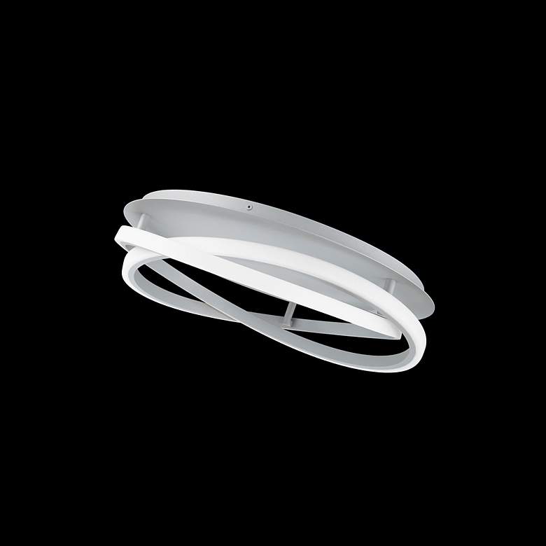 Image 4 Modern Forms Veloce 18" Wide Titanium Modern LED Ceiling Light more views