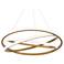 Modern Forms Veloce 38" Wide Aged Brass LED Chandelier