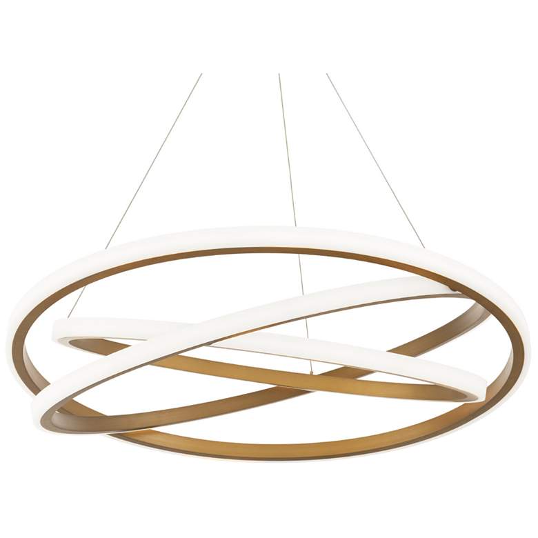 Image 1 Modern Forms Veloce Aged Brass 3000K