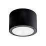 1_Modern Forms Vessel 5 1/2" Wide Black LED Ceiling Light
