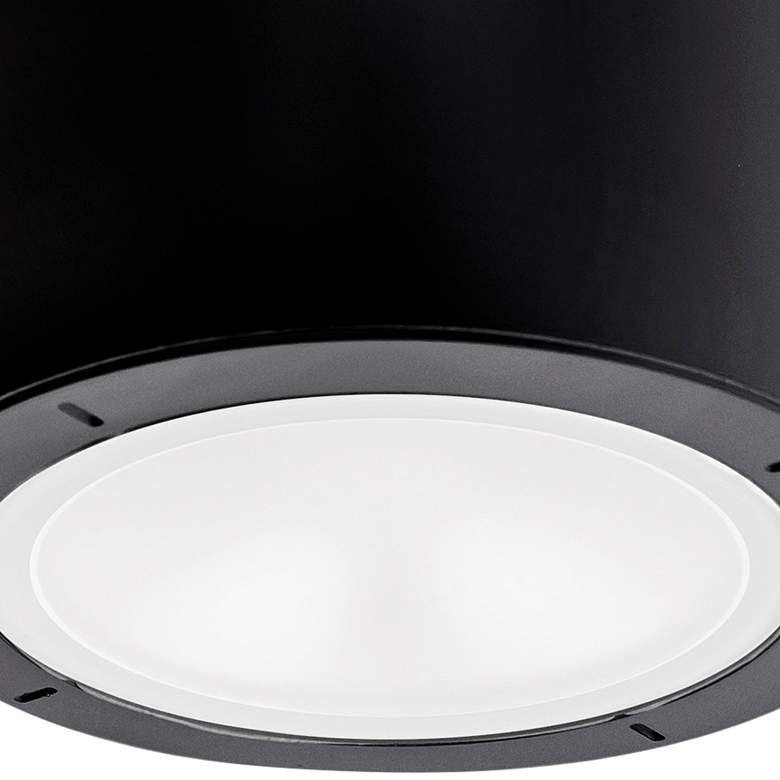 Image 2 Modern Forms Vessel 5 1/2" Wide Black LED Ceiling Light more views