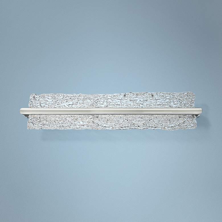 Image 1 Modern Forms Vetri 27" Wide Brushed Aluminum LED Bath Light