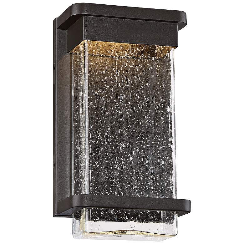 Image 1 Modern Forms Vitrine 12" High Bronze LED Outdoor Wall Light
