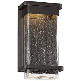 Image1 of Modern Forms Vitrine 12" High Bronze LED Outdoor Wall Light