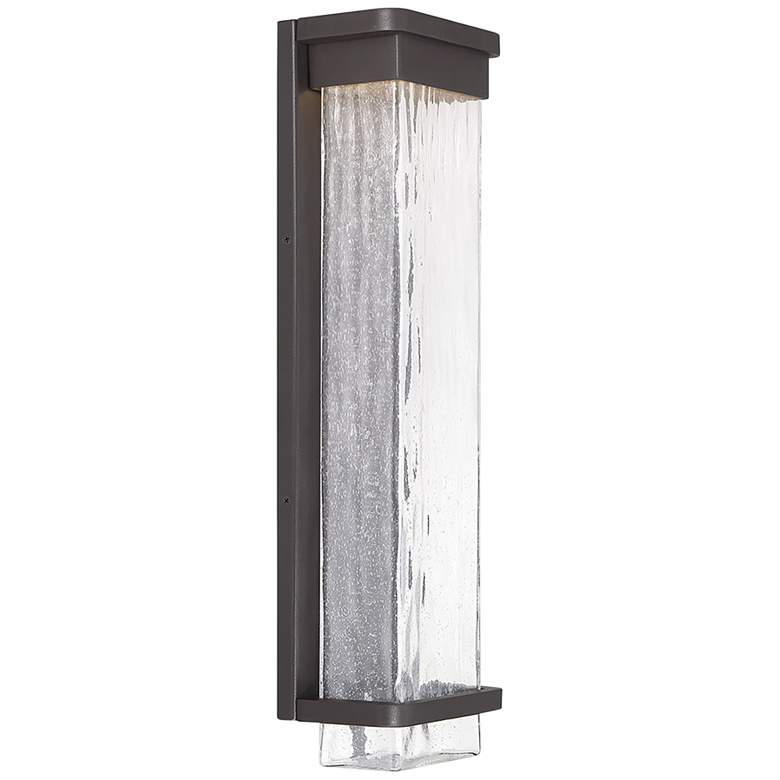 Image 2 Modern Forms Vitrine 21" High Bronze LED Outdoor Wall Light