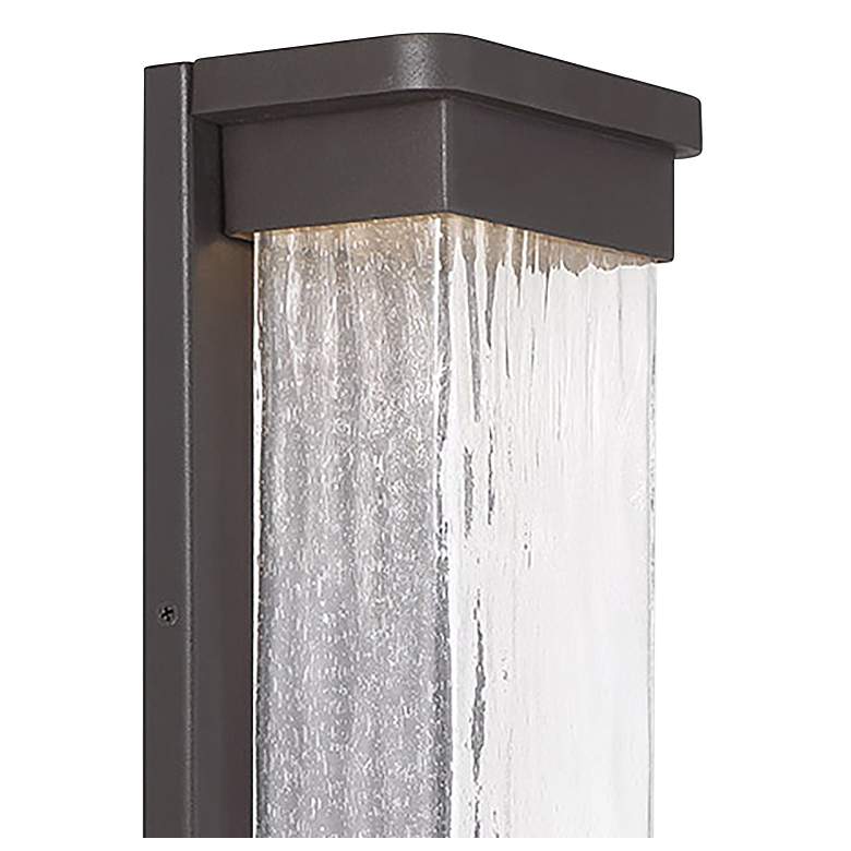 Image 3 Modern Forms Vitrine 21" High Bronze LED Outdoor Wall Light more views