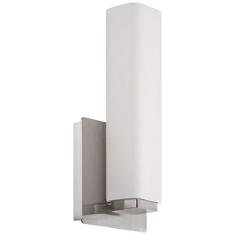 Image 2 Modern Forms Vogue 11" High Brushed Nickel LED Wall Sconce