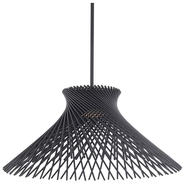 Image 1 Modern Forms Zenya 23 inch Wide Black Finish Modern LED Pendant