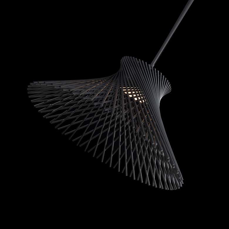 Image 3 Modern Forms Zenya 23" Wide Black Finish Modern LED Pendant more views