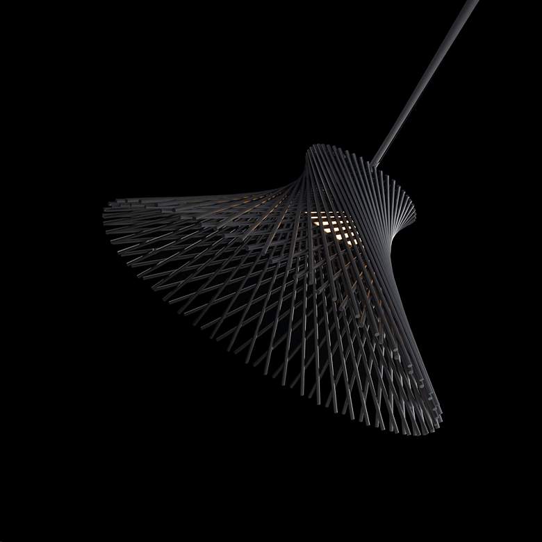 Image 4 Modern Forms Zenya 23" Wide Black Finish Modern LED Pendant more views
