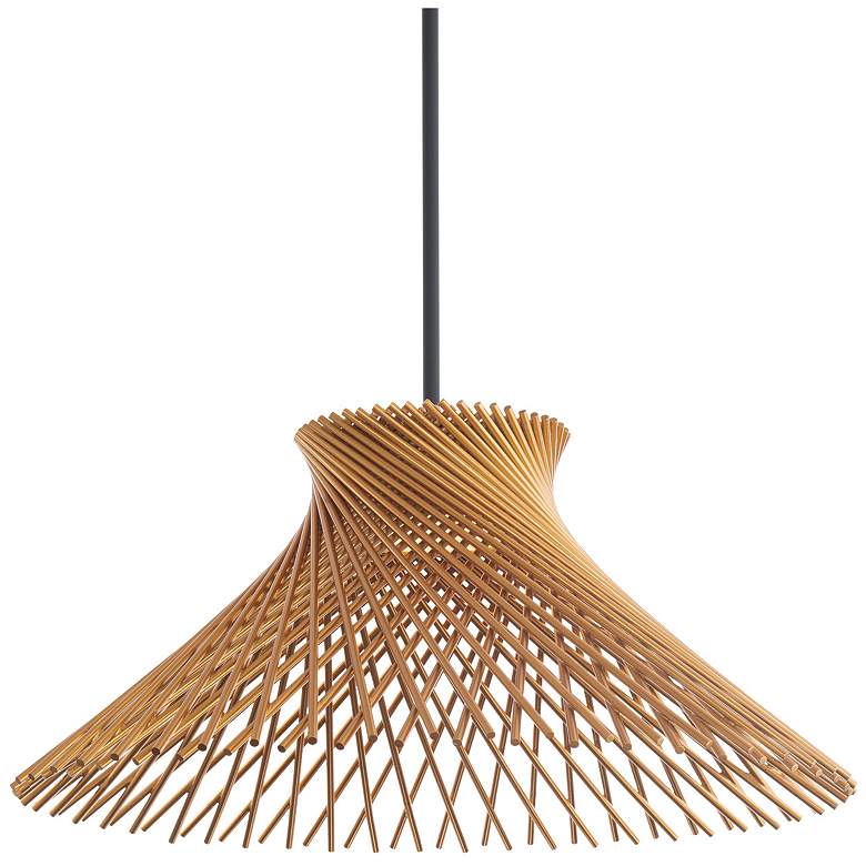 Image 3 Modern Forms Zenya 23 inch Wide Gold Finish Modern LED Pendant