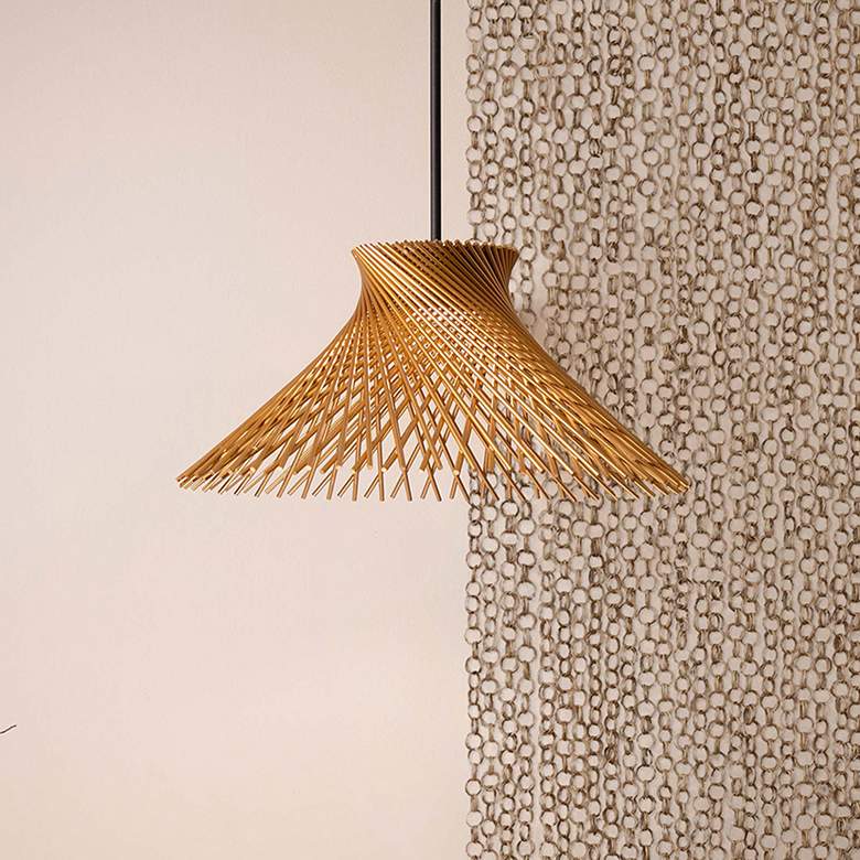 Image 2 Modern Forms Zenya 23" Wide Gold Finish Modern LED Pendant