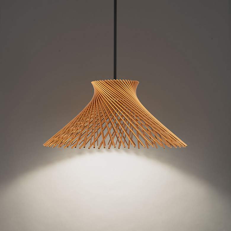 Image 5 Modern Forms Zenya 23" Wide Gold Finish Modern LED Pendant more views