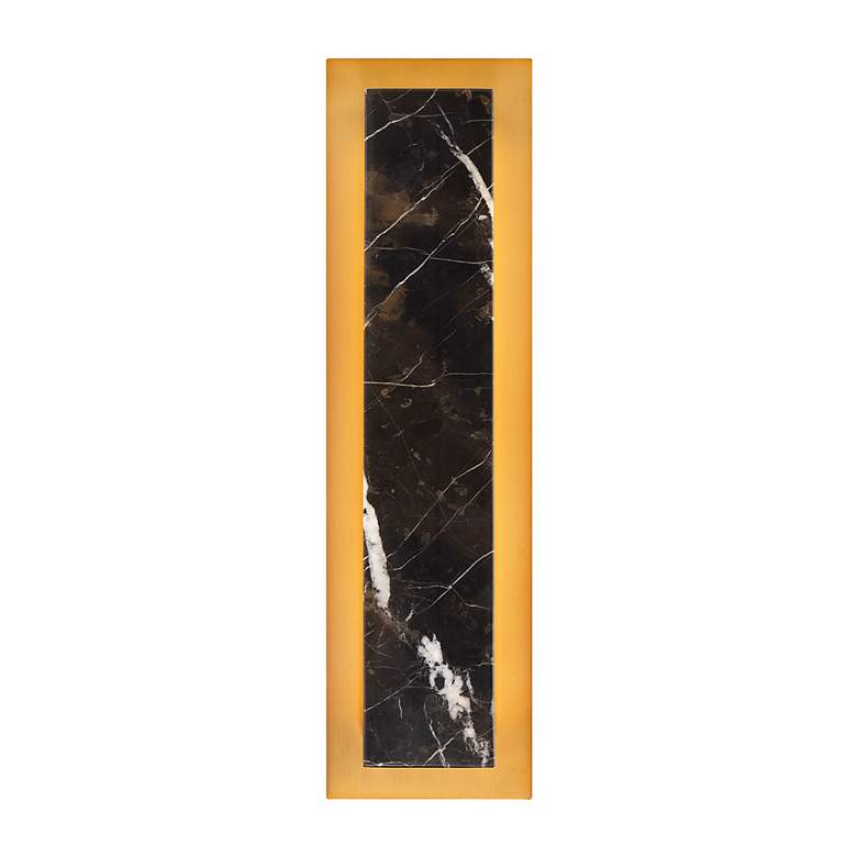 Image 3 Modern Forms Zurich 18"High Golden Black LED Wall Sconce more views