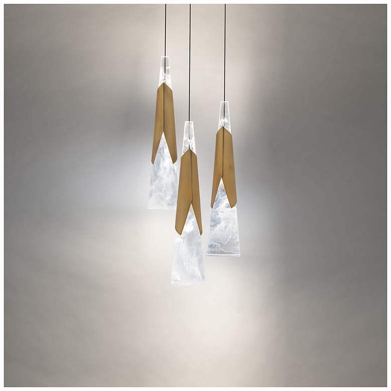 Image 2 Modern FormsKilt Aged Brass 2700-3000-3500-4000K more views