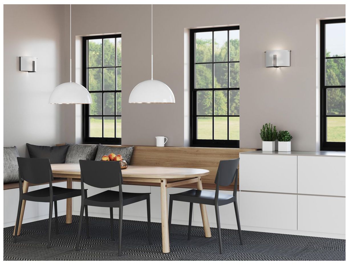Image 2 Modern Glass Sconce Two-Light Wall Sconce more views