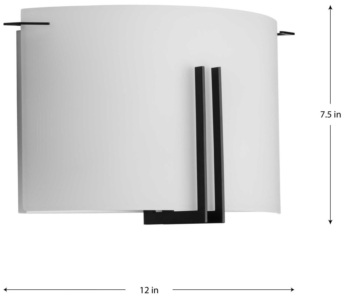 Image 4 Modern Glass Sconce Two-Light Wall Sconce more views