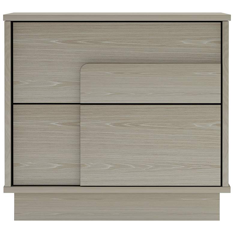 Image 2 Modern Horizon Nightstand with Easy Snap Assembly and 2 Full Extension in